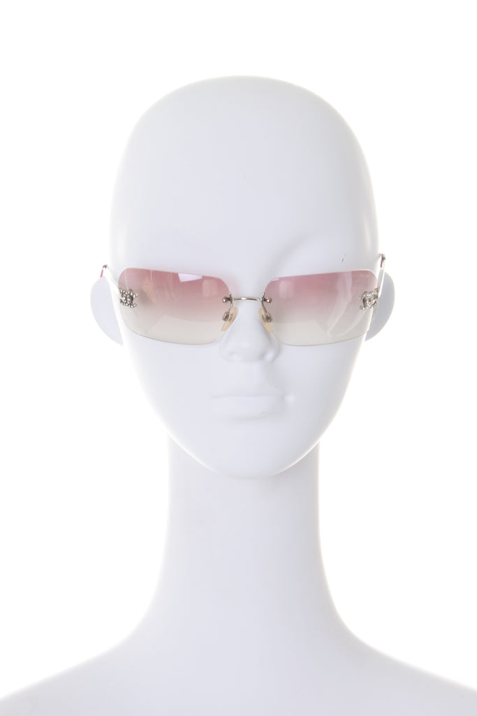 Chanel Y2k Crystal Sunglasses - irvrsbl