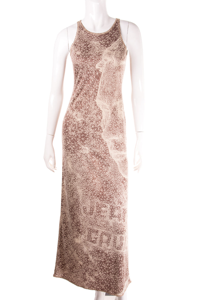 Jean Paul Gaultier Face Print Dress - irvrsbl