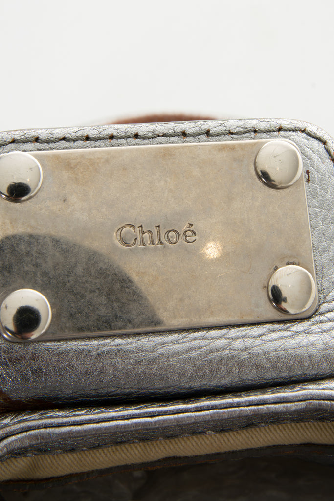 ChloePaddington Bag in Chrome- irvrsbl
