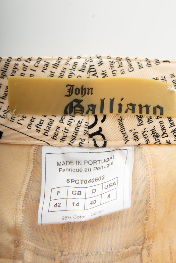 John GallianoGazette Print Jeans- irvrsbl