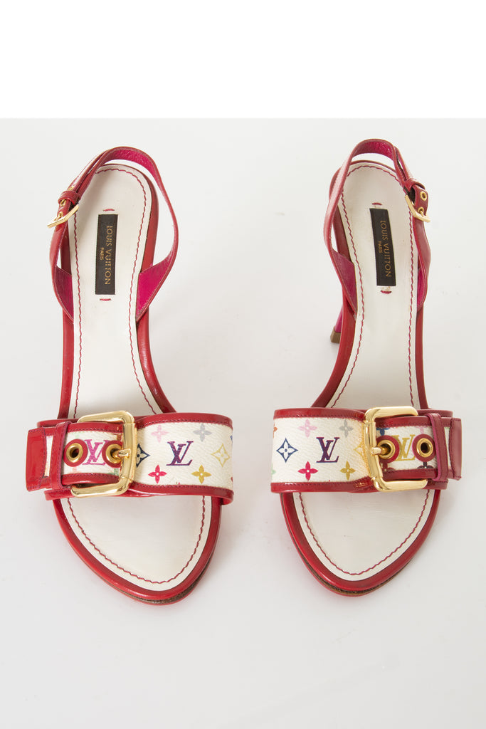 Louis Vuitton Multicolore Monogram Heels 37 - irvrsbl