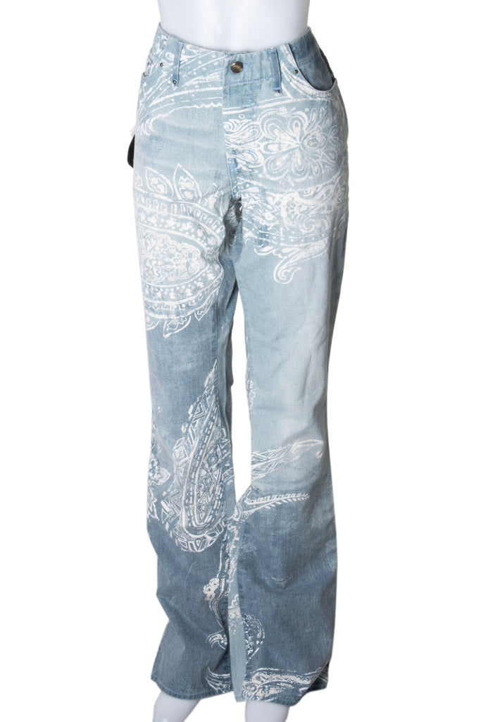 Roberto Cavalli Printed Jeans - irvrsbl