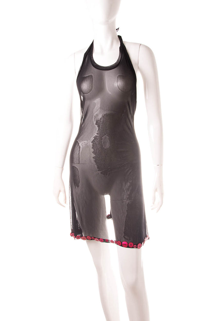 Jean Paul Gaultier Sheer Halter Dress - irvrsbl