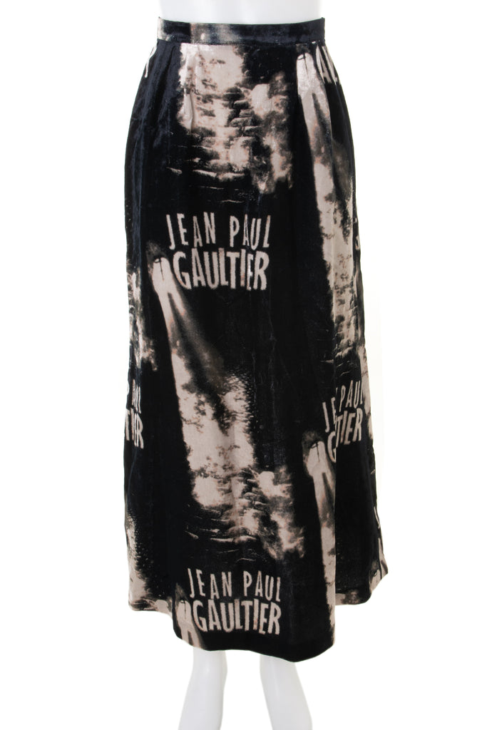 Jean Paul Gaultier Velour Skirt - irvrsbl