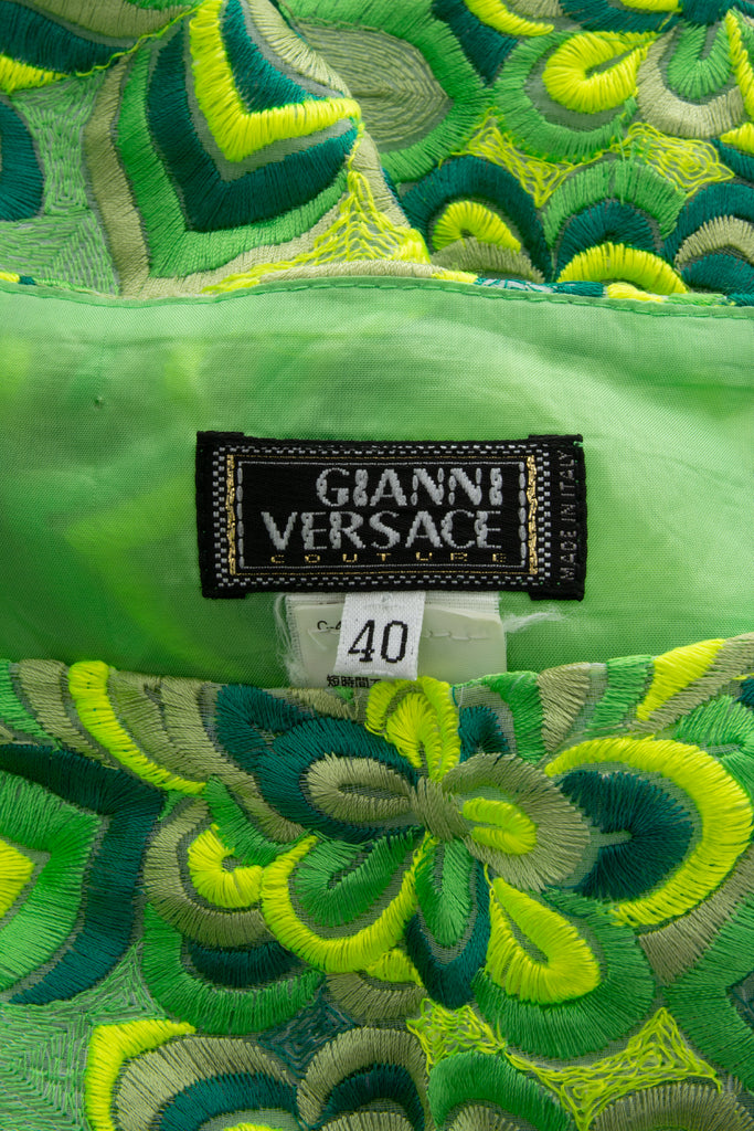 Versace Embroidered Skirt - irvrsbl