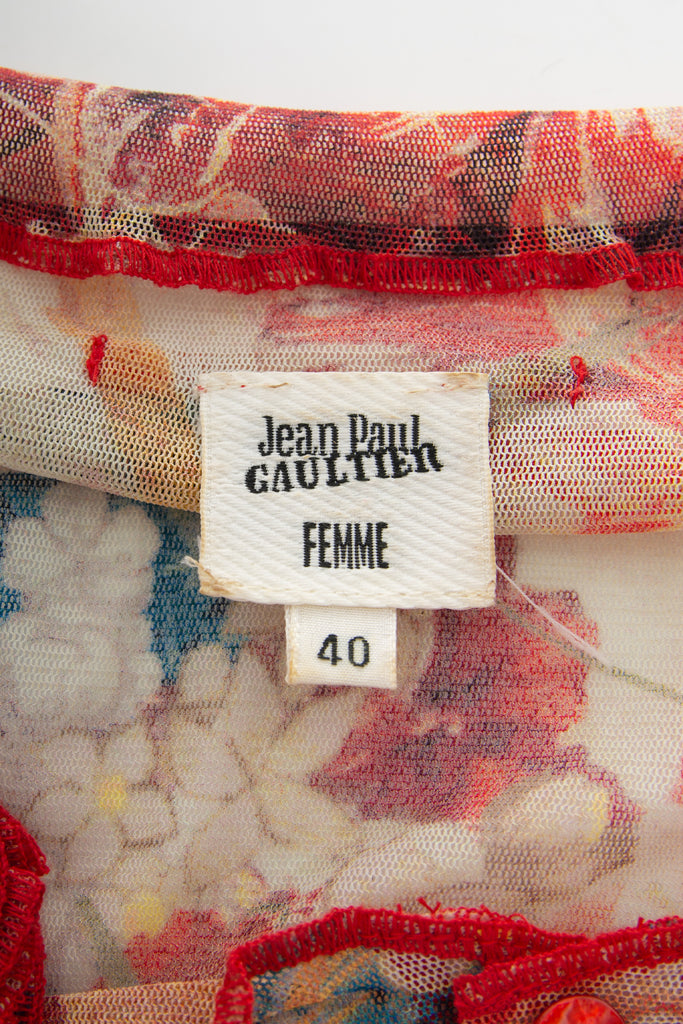 Jean Paul Gaultier Long Sleeve Mesh Top - irvrsbl