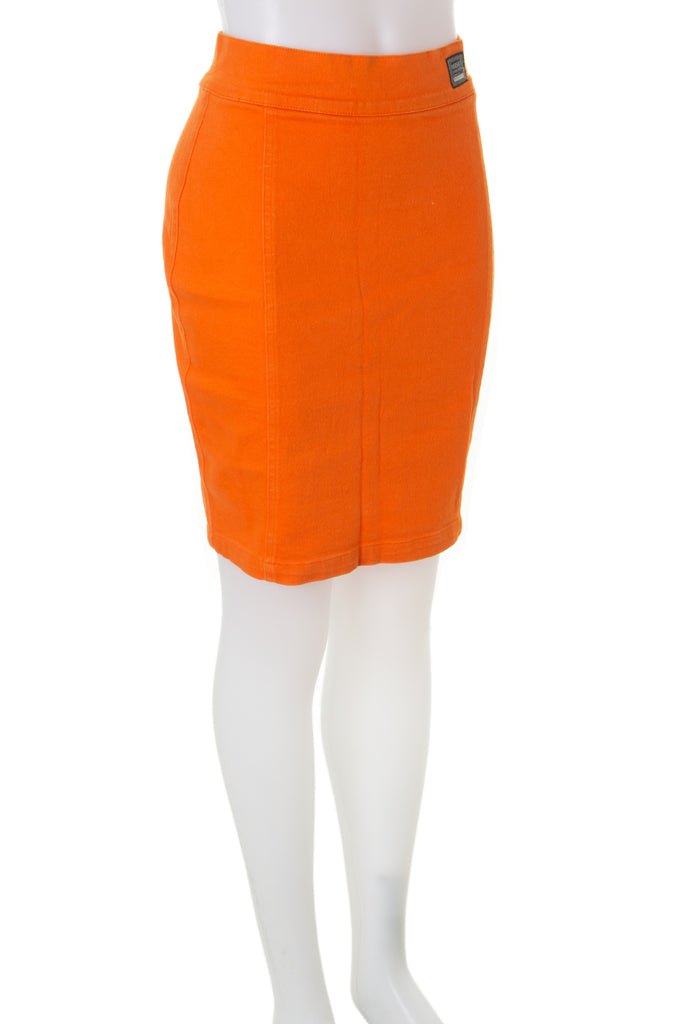 Versace Orange Skirt - irvrsbl