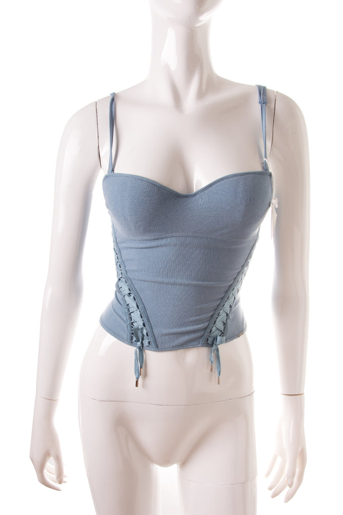 Christian Dior Laceup Bustier Top - irvrsbl