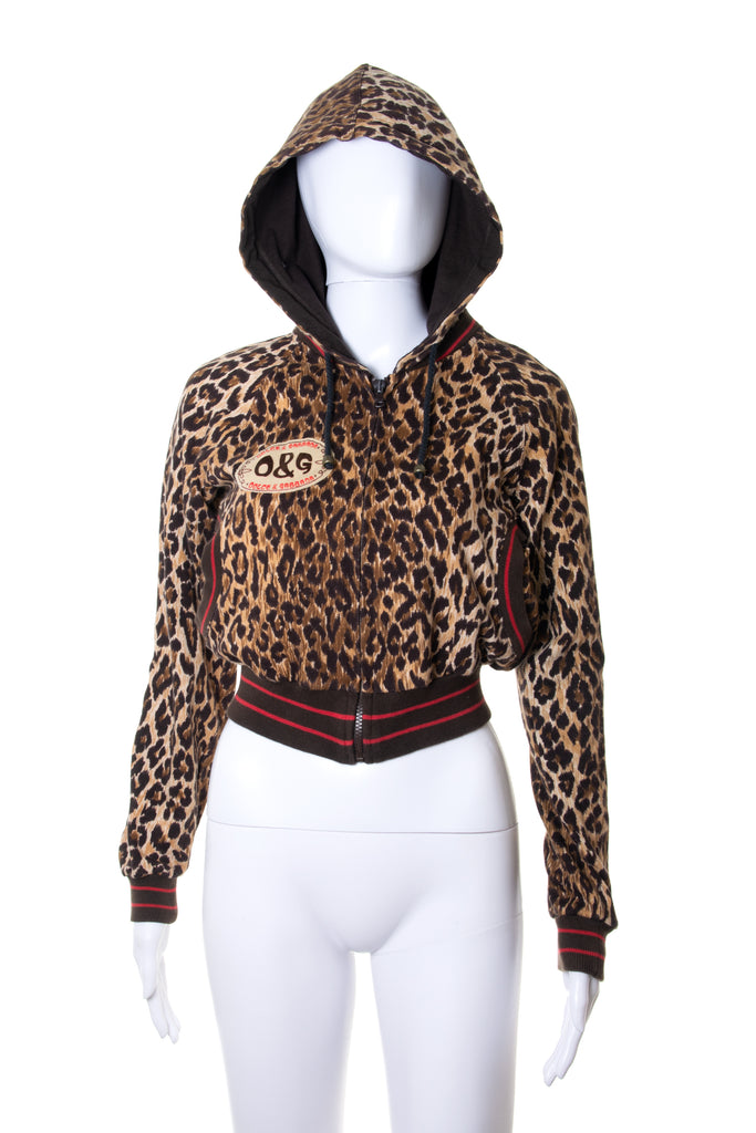 Dolce and Gabbana Leopard Tracksuit Jacket - irvrsbl