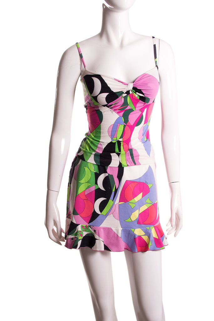 Emilio Pucci Pucci Print Top and Skirt Set - irvrsbl