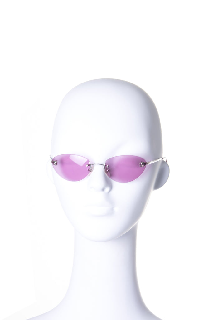 Chanel4003 c. 124/76 Rimless Sunglasses- irvrsbl
