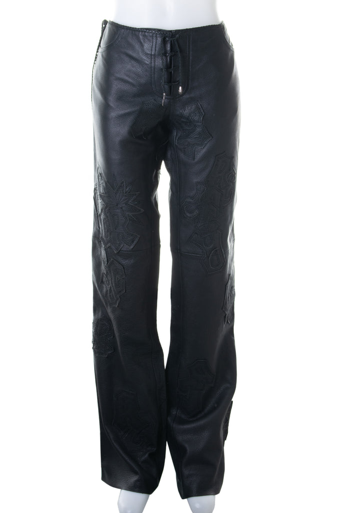 Roberto Cavalli Leather Pants - irvrsbl