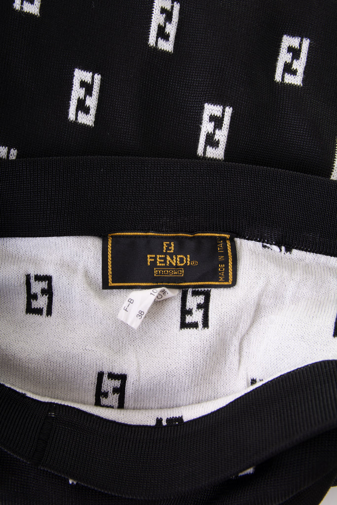 FendiKnit Monogram Skirt- irvrsbl