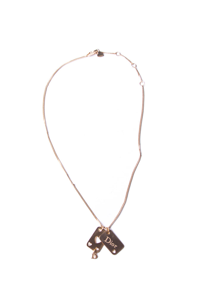 Christian Dior Playing Cards Necklace - irvrsbl