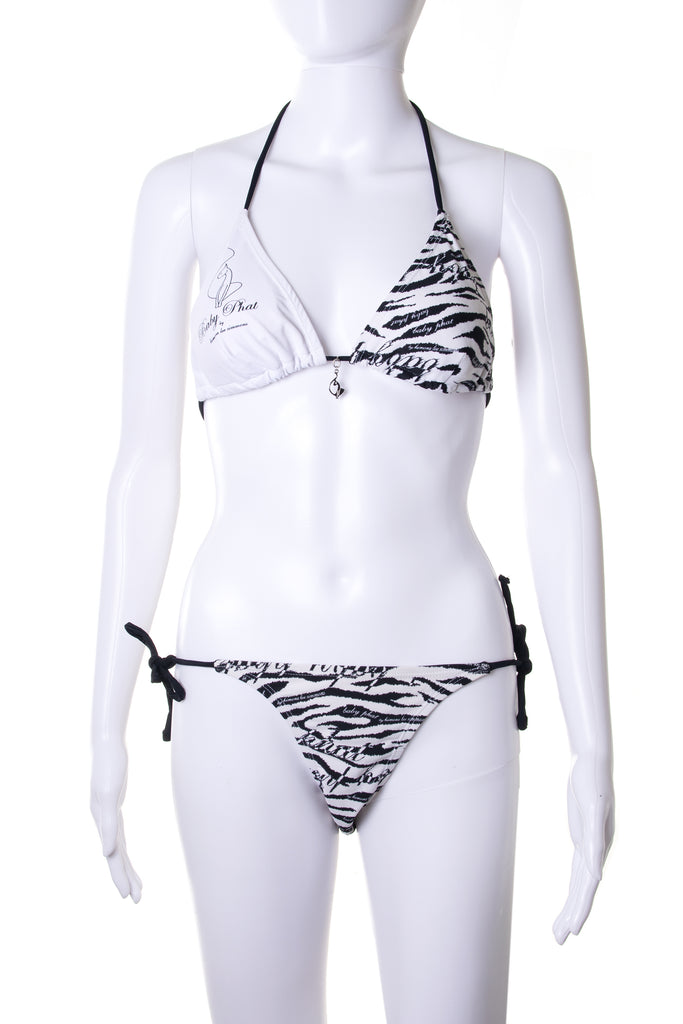 Baby Phat Zebra Print Bikini - irvrsbl