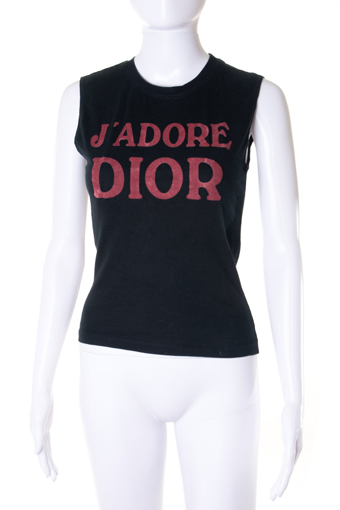 Christian Dior J'Adore Dior Tank in Black - irvrsbl
