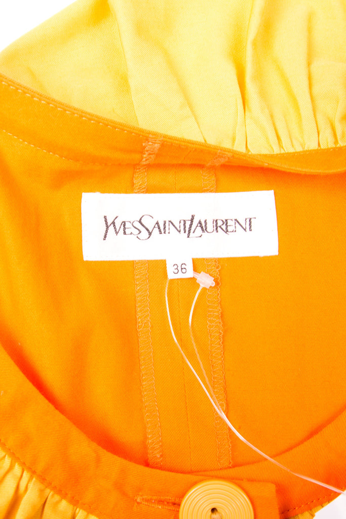 Yves Saint Laurent Puff Sleeve Ruffle Collar Dress - irvrsbl