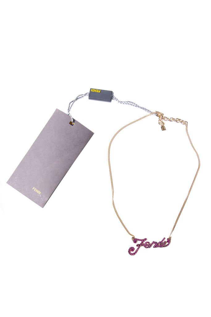 Fendi Nameplate Necklace - irvrsbl