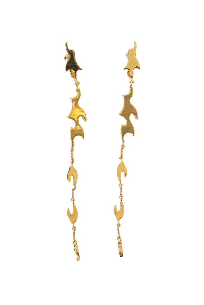 Christian Dior Gold Drop Earrings - irvrsbl