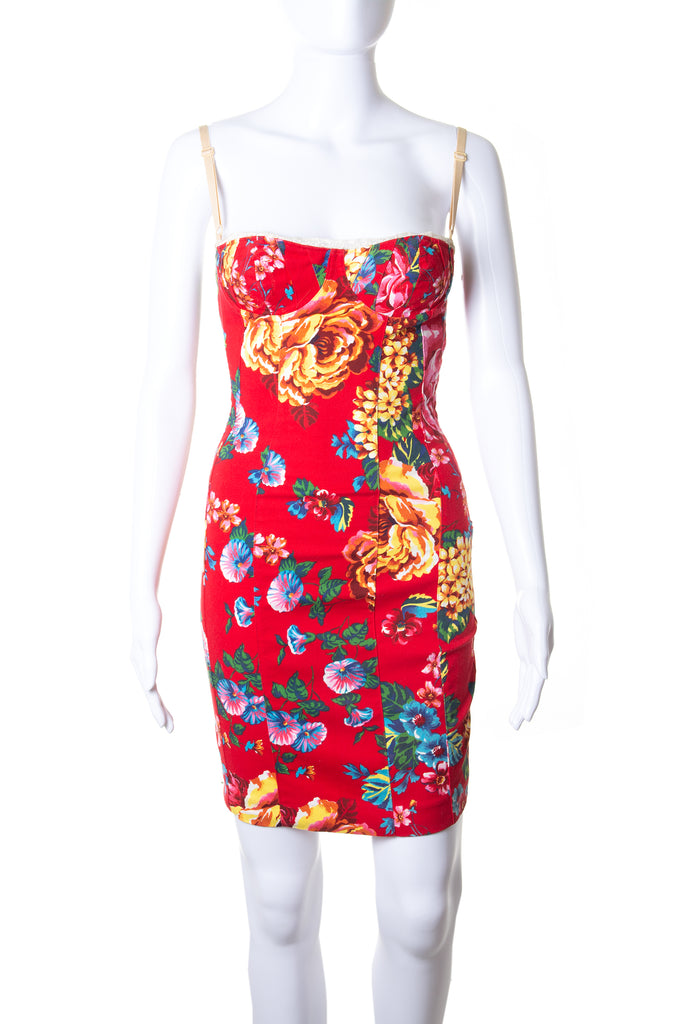 Dolce and Gabbana Floral Corset Dress - irvrsbl