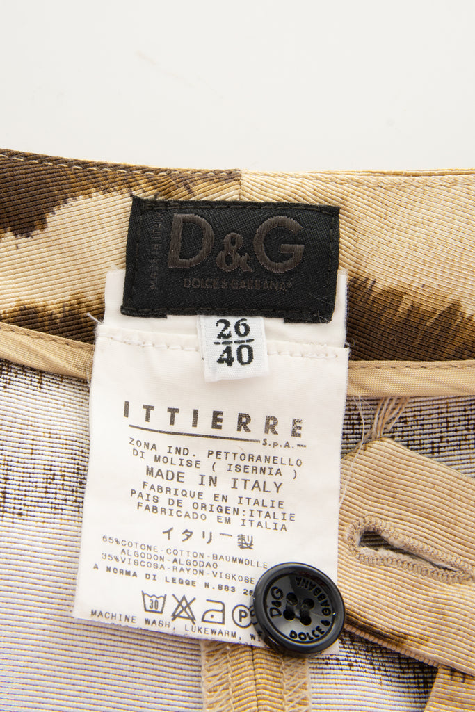 Dolce and Gabbana Animal Print Pants - irvrsbl