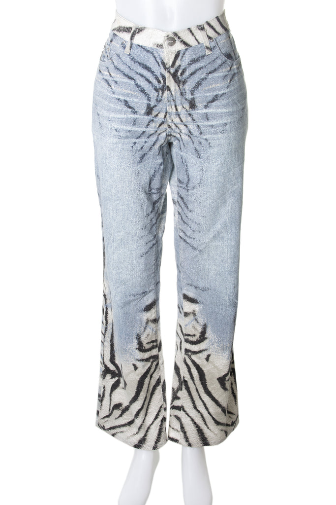 Roberto Cavalli Zebra Jeans - irvrsbl