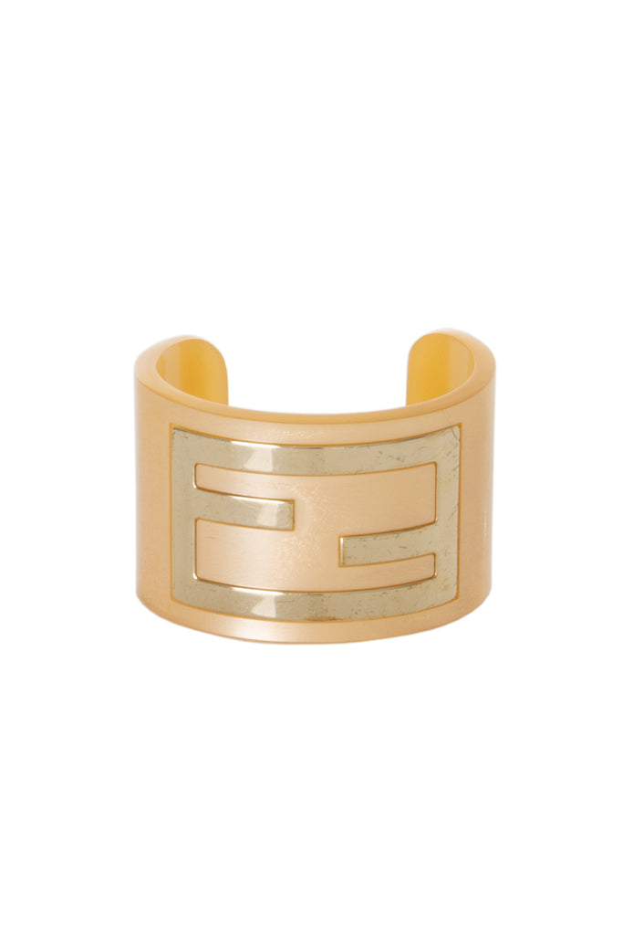 Fendi Logo Cuff Bracelet - irvrsbl