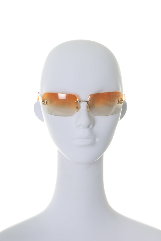 Chanel Crystal CC Sunglasses - irvrsbl