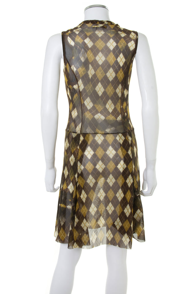 Jean Paul Gaultier Argyle Check Dress - irvrsbl