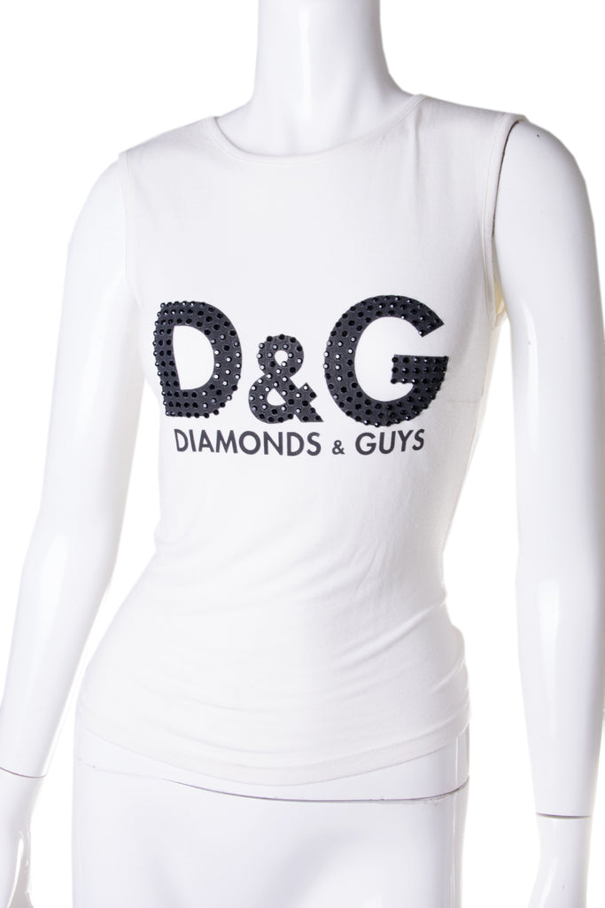 Dolce and Gabbana 'Diamonds and Guys' Tank Top - irvrsbl
