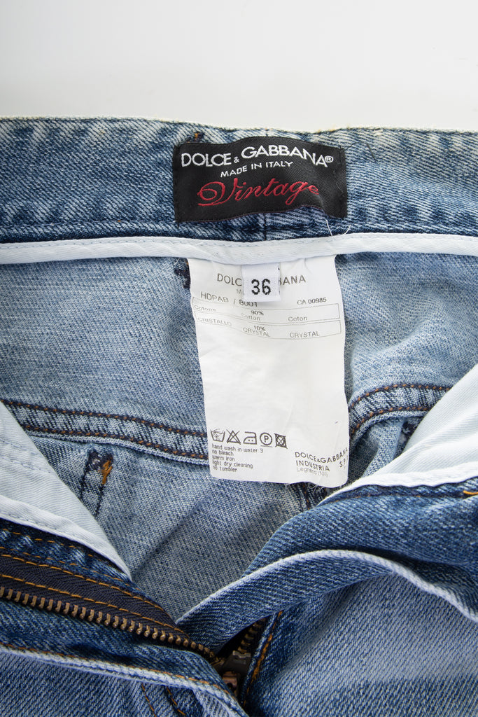 Dolce and Gabbana Crystal Jeans - irvrsbl