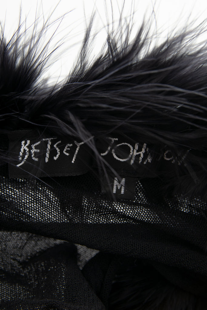 Betsey Johnson Feather Top - irvrsbl