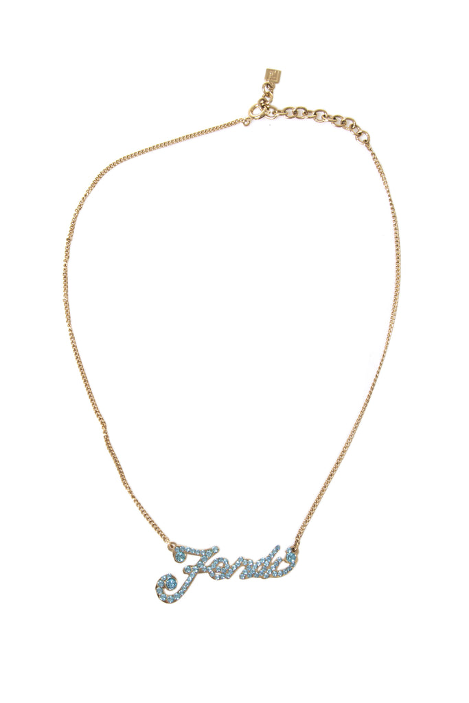 Fendi Diamante Script Necklace - irvrsbl