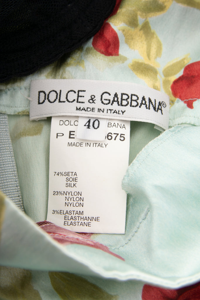 Dolce and Gabbana Floral Bustier - irvrsbl