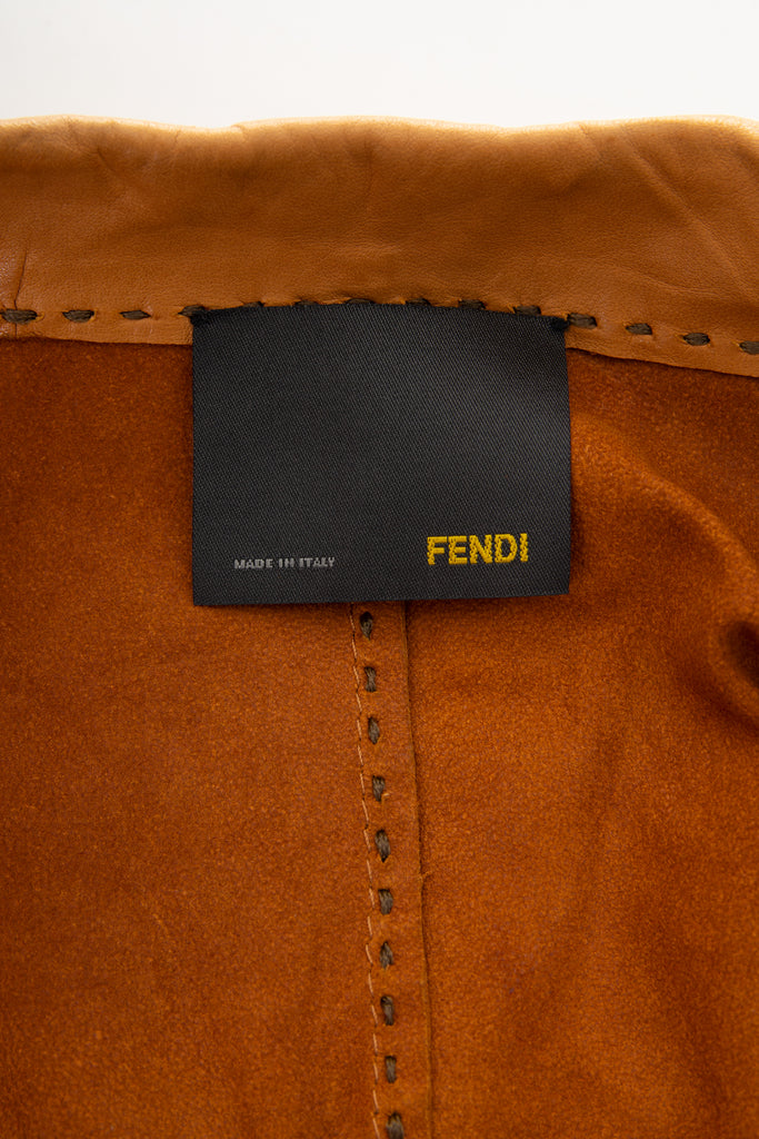 Fendi Leather Blazer - irvrsbl