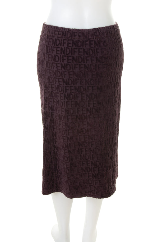 Fendi Monogram Skirt in Purple - irvrsbl