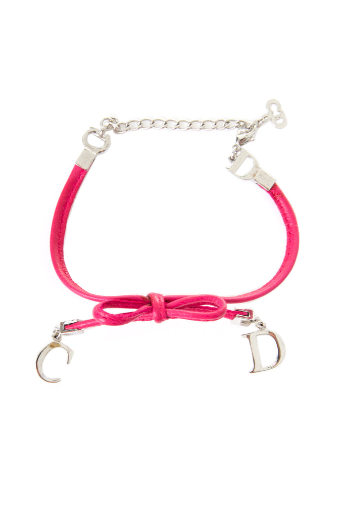 Christian DiorCD Leather Bracelet- irvrsbl