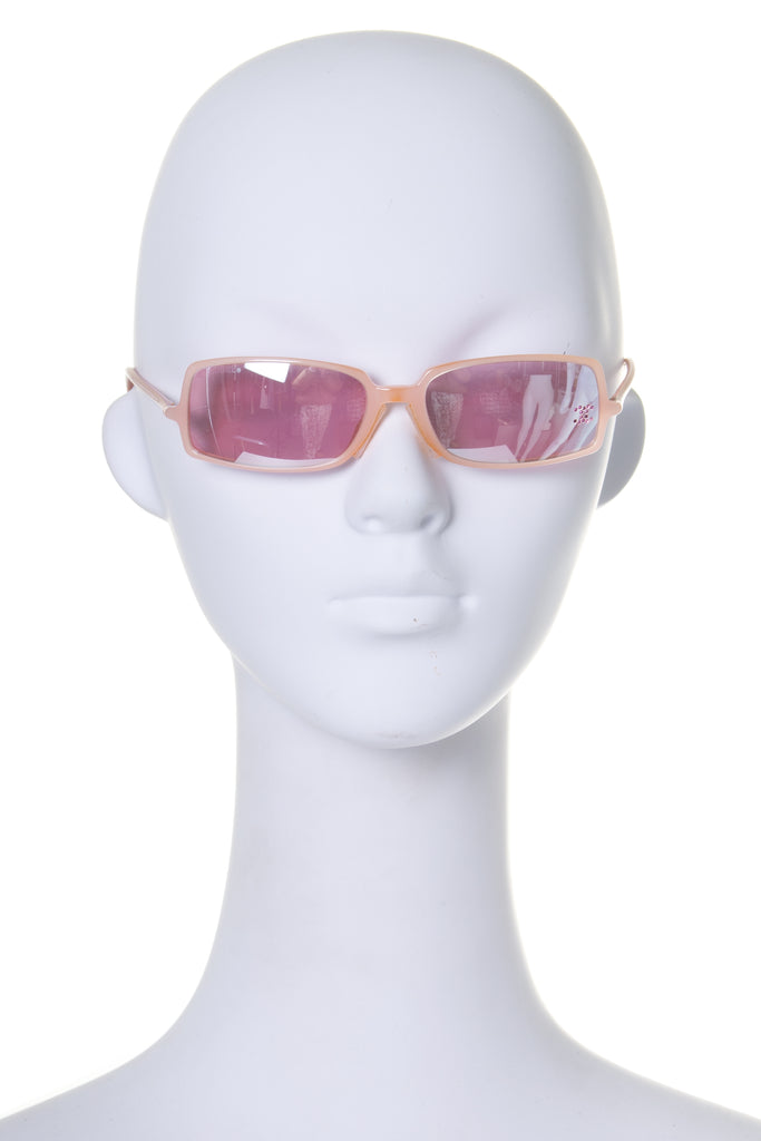 Chanel Pink Crystal Sunglasses - irvrsbl