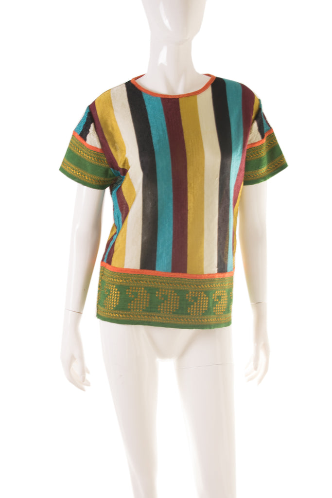 Jean Paul Gaultier Striped Knit Top - irvrsbl