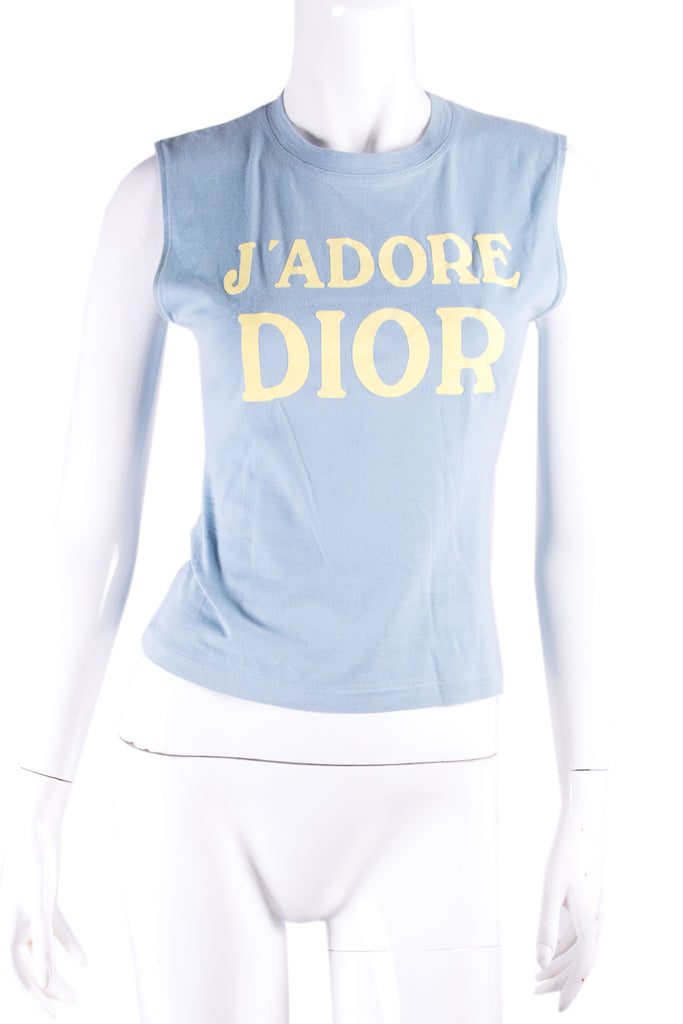 Christian Dior J'Adore Dior Top in Blue - irvrsbl