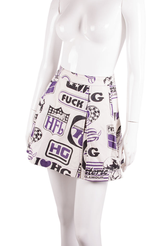 Hysteric Glamour Logo Printed Skirt - irvrsbl
