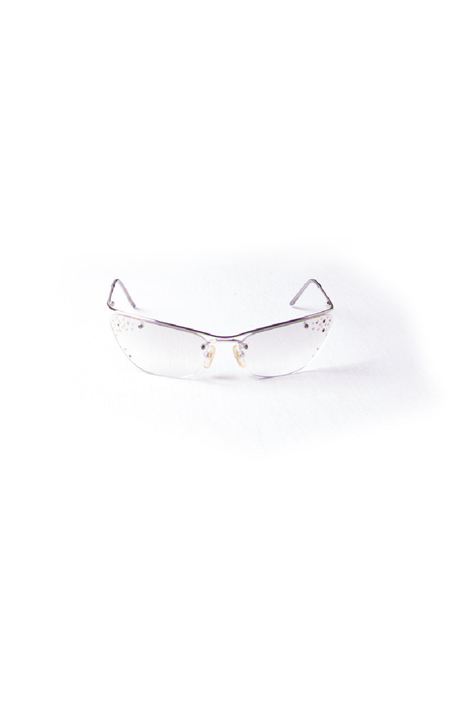 Christian Dior Flash Rhinestone Cat Eye Sunglasses - irvrsbl