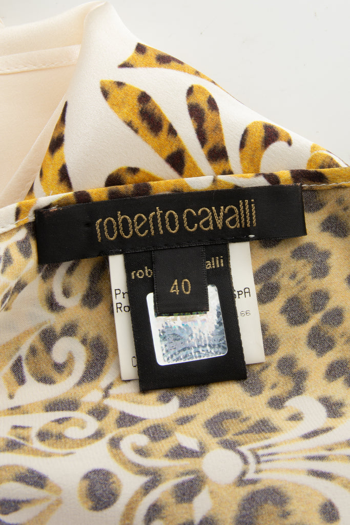 Roberto Cavalli Silk Halter Neck Top - irvrsbl