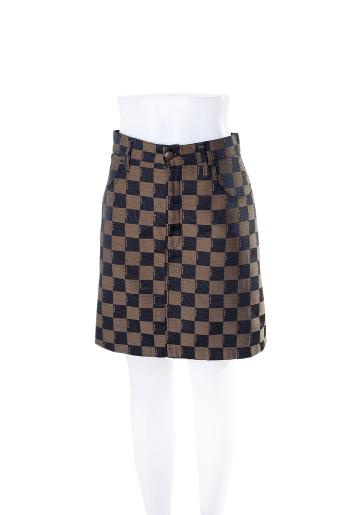 Fendi Checkerboard Skirt - irvrsbl