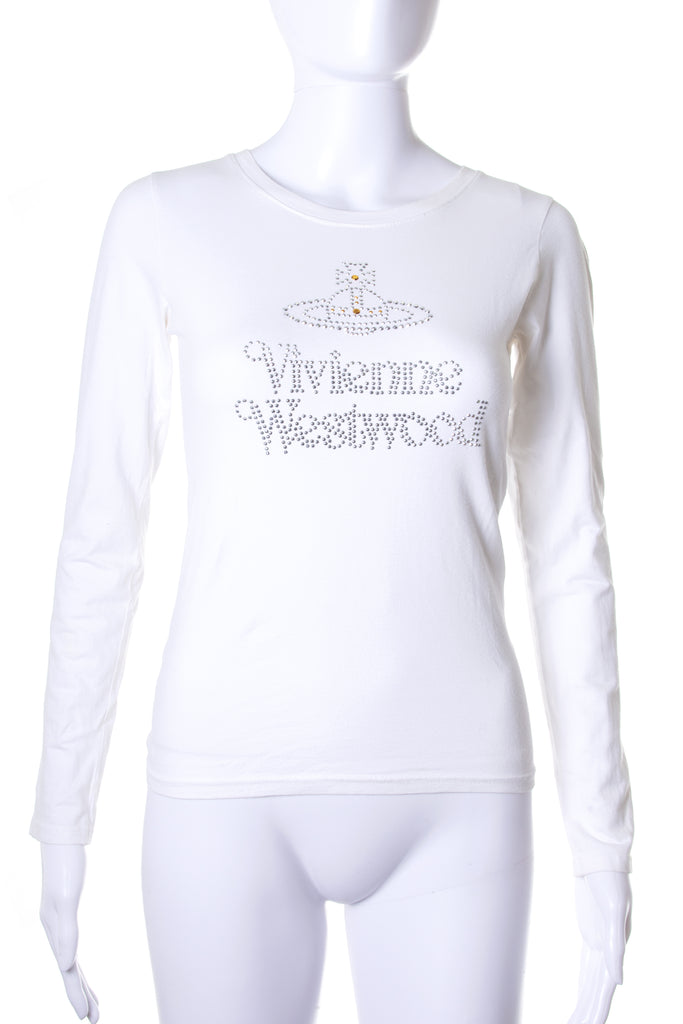 Vivienne Westwood Rhinestone Orb Top - irvrsbl