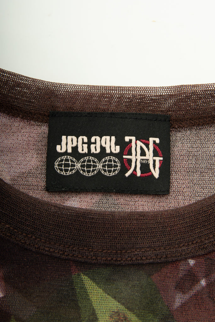 Jean Paul Gaultier Sheer Top with Chain - irvrsbl