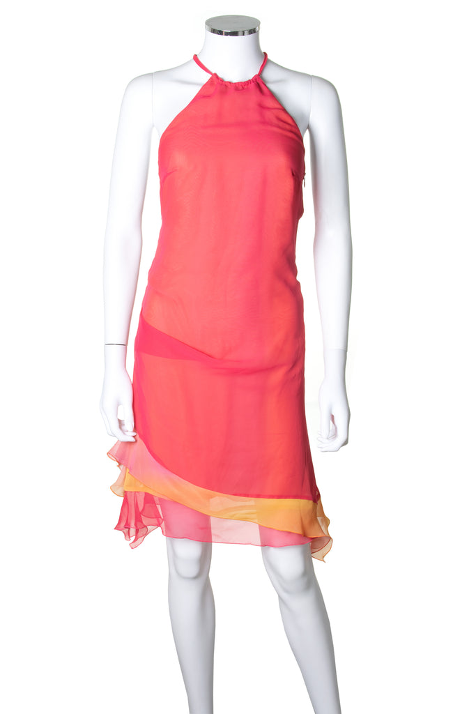 VersaceHalter Neck Dress- irvrsbl