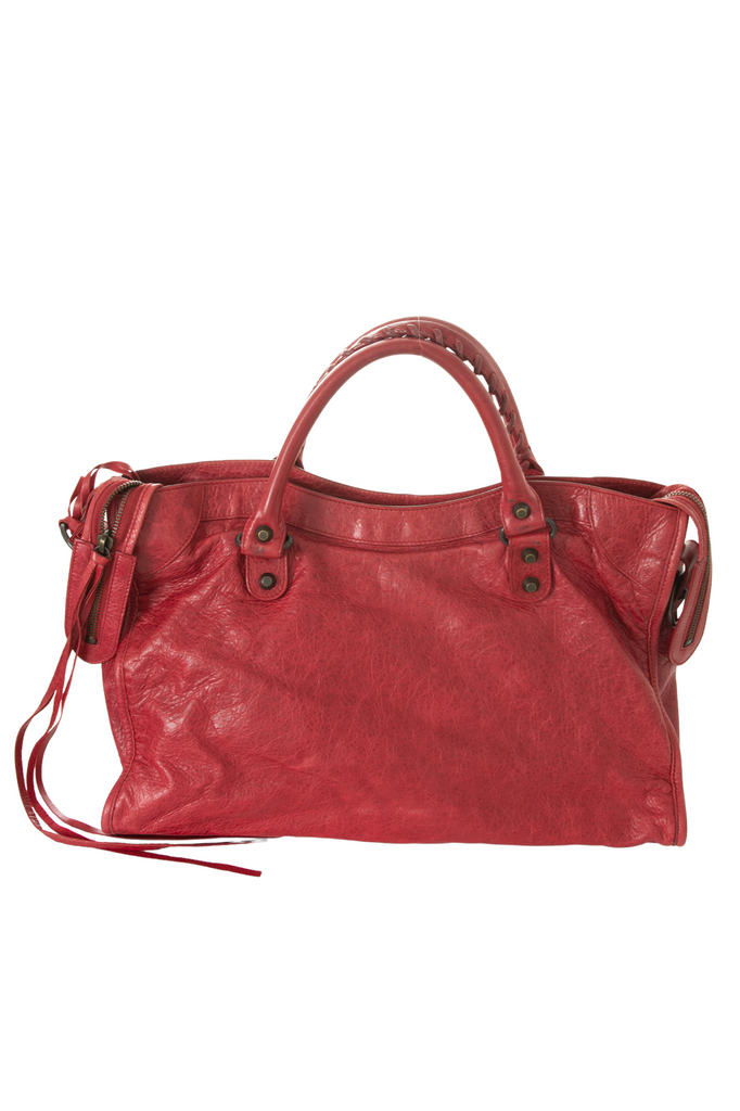 Balenciaga City Bag in Red - irvrsbl