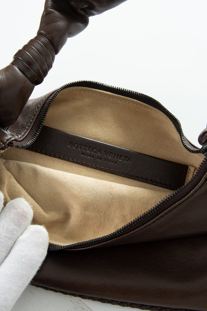 Bottega VenetaBrown Leather Handbag- irvrsbl