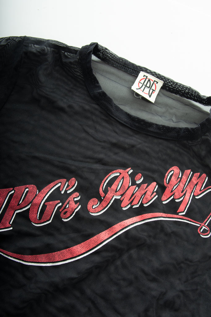 Jean Paul GaultierJPG's Pin-Up Mesh Tshirt- irvrsbl